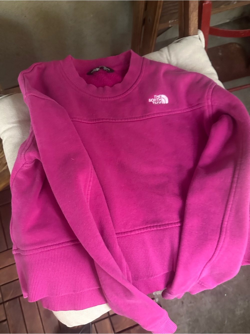 The North Face Girl’s Fleece Crewneck Sweater - Pink